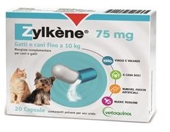 ZYLKENE CANI E GATTI FINO A 10KG 20 CAPSULE 75 MG - Farmacia Sant Anna SAS del Dott. Mariani Federigo