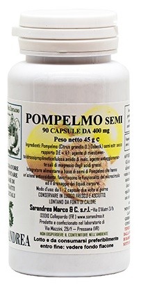 POMPELMO SEMI 400 MACERATO GLICERICO 90 CAPSULE - Farmacia Sant Anna SAS del Dott. Mariani Federigo