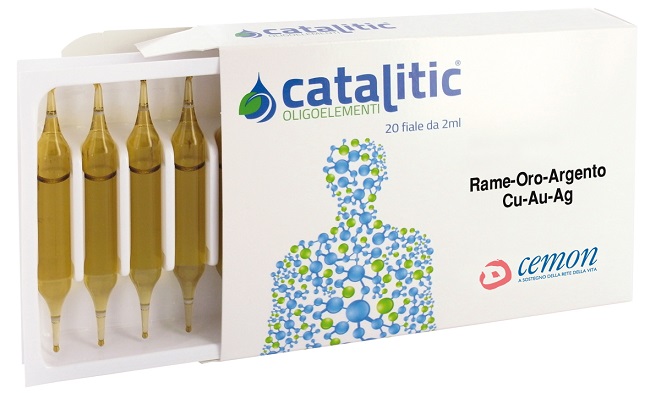 CATALITIC OLIGOELEMENTI RAME ORO ARGENTO CU-AU-AG 20 AMPOLLE - Farmacia Sant Anna SAS del Dott. Mariani Federigo