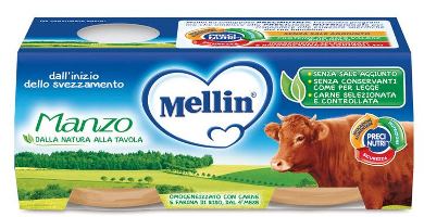 MELLIN OMOGENEIZZATO MANZO 2 X 80 G - Farmacia Sant Anna SAS del Dott. Mariani Federigo