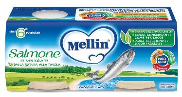 MELLIN OMOGENEIZZATO SALMONE 2 X 80 G - Farmacia Sant Anna SAS del Dott. Mariani Federigo
