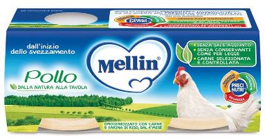 MELLIN OMOGENEIZZATO POLLO 2 X 80 G - Farmacia Sant Anna SAS del Dott. Mariani Federigo