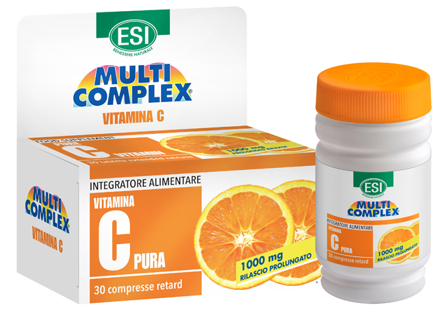 ESI MULTICOMPLEX VITAMINA C PURA 1000 MG RETARD 30 COMPRESSE - Farmacia Sant Anna SAS del Dott. Mariani Federigo