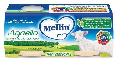 MELLIN OMOGENEIZZATO AGNELLO 2 PEZZI X 80 G - Farmacia Sant Anna SAS del Dott. Mariani Federigo
