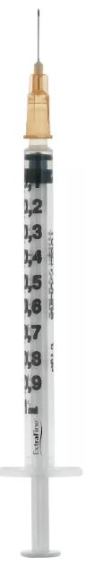 SIRINGA PER INSULINA EXTRAFINE TUB 1ML 100 UI AGO REMOVIBILE 26 GAUGE 0,45X12 MM 1 PEZZO - Farmacia Sant Anna SAS del Dott. Mariani Federigo