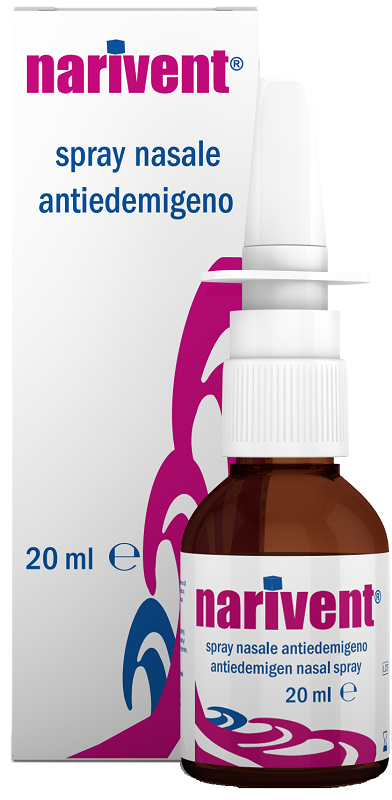 SPRAY NASALE ANTIEDEMIGENO NARIVENT FLACONE 20 ML - Farmacia Sant Anna SAS del Dott. Mariani Federigo