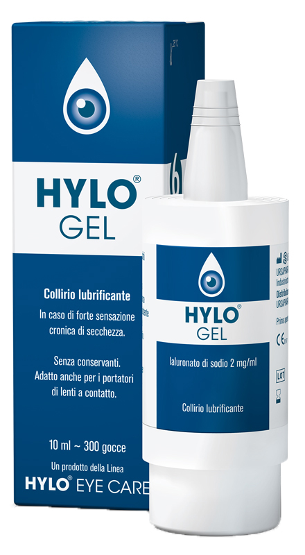 HYLO-GEL COLLIRIO LUBRIFICANTE ACIDO IALURONICO 0,2% 10 ML - Farmacia Sant Anna SAS del Dott. Mariani Federigo