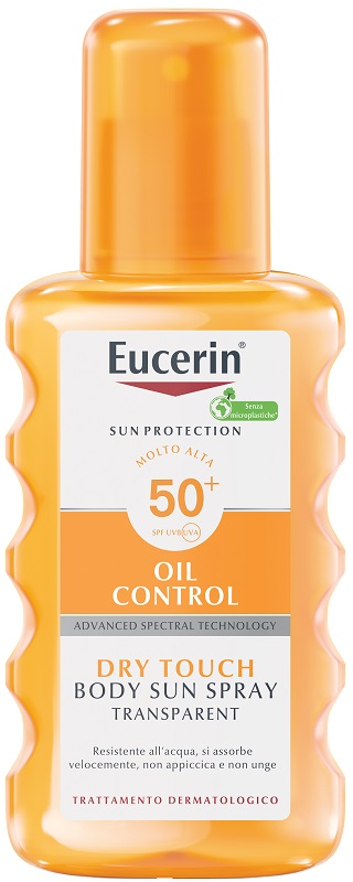 EUCERIN SUN SPRAY TRANSPARENT SPF50 200 ML - Farmacia Sant Anna SAS del Dott. Mariani Federigo