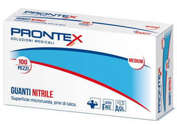 PRONTEX GUANTO IN NITRILE SENZA POLVERE PICCOLO 6/7 100 PEZZI - Farmacia Sant Anna SAS del Dott. Mariani Federigo