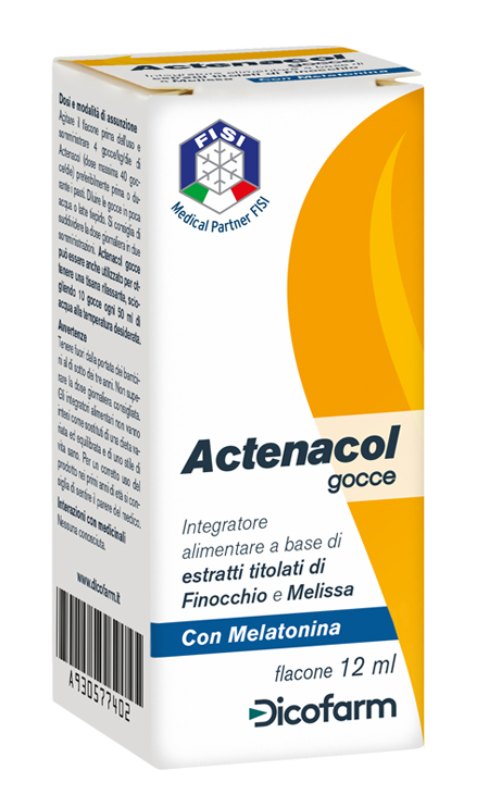 ACTENACOL GOCCE 12 ML CON MELATONINA - Farmacia Sant Anna SAS del Dott. Mariani Federigo