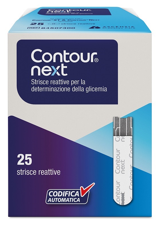 STRISCE MISURAZIONE GLICEMIA CONTOUR NEXT 25 PEZZI - Farmacia Sant Anna SAS del Dott. Mariani Federigo