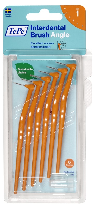 TEPE ANGLE SCOVOLINO ARANCIO 0,45MM 6 PEZZI - Farmacia Sant Anna SAS del Dott. Mariani Federigo