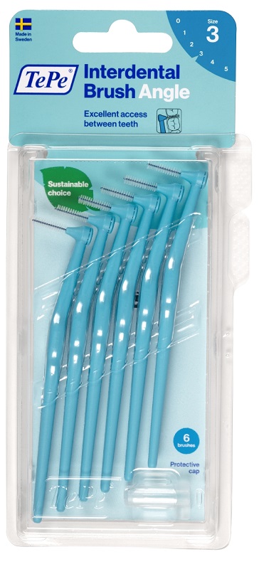 TEPE ANGLE SCOVOLINO BLU 0,6MM 6 PEZZI - Farmacia Sant Anna SAS del Dott. Mariani Federigo