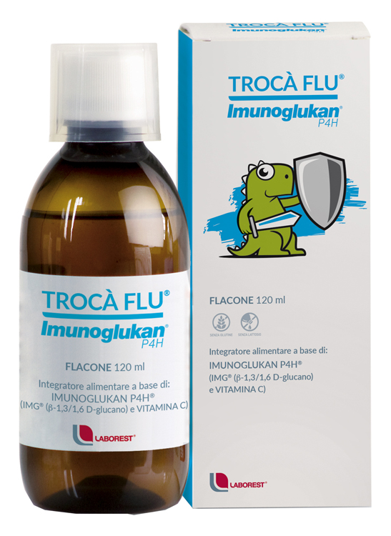 TROCA' FLU' IMUNOGLUKAN FLACONE 120 ML - Farmacia Sant Anna SAS del Dott. Mariani Federigo