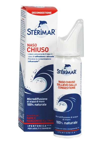STERIMAR IPERTONICO NASO CHIUSO RAME E MANGANESE SPRAY 50 ML - Farmacia Sant Anna SAS del Dott. Mariani Federigo