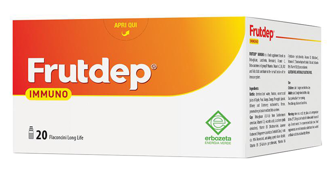 FRUTDEP IMMUNO 20 FLACONCINI 10 ML - Farmacia Sant Anna SAS del Dott. Mariani Federigo