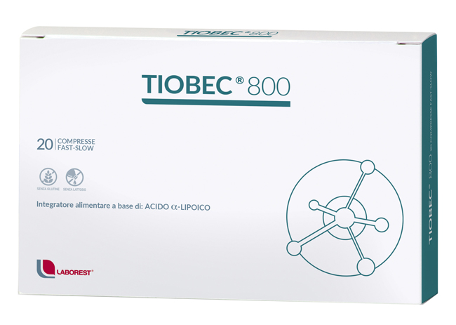 TIOBEC 800 20 COMPRESSE FAST-SLOW 36 G - Farmacia Sant Anna SAS del Dott. Mariani Federigo