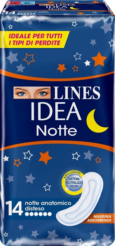 LINES IDEA NOTTE SENZA ALI 14 PEZZI - Farmacia Sant Anna SAS del Dott. Mariani Federigo