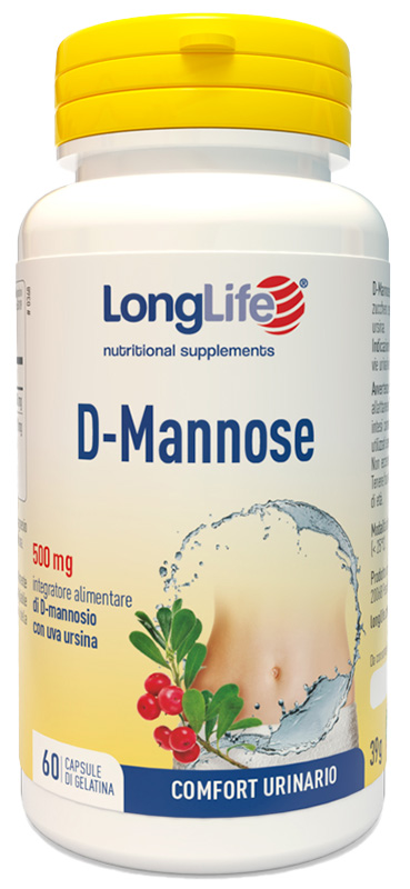 LONGLIFE D-MANNOSE 60 CAPSULE - Farmacia Sant Anna SAS del Dott. Mariani Federigo