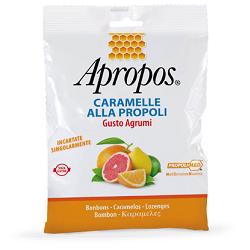 APROPOS CARAMELLE ALLA PROPOLI GUSTO AGRUMI 50 G - Farmacia Sant Anna SAS del Dott. Mariani Federigo