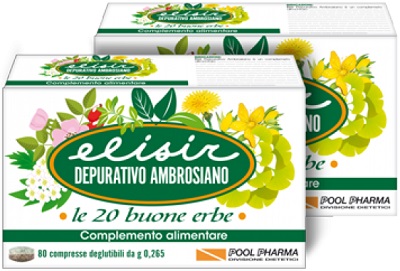 ELISIR DEPURATIVO AMBROSIANO 80 COMPRESSE 21,20 G - Farmacia Sant Anna SAS del Dott. Mariani Federigo