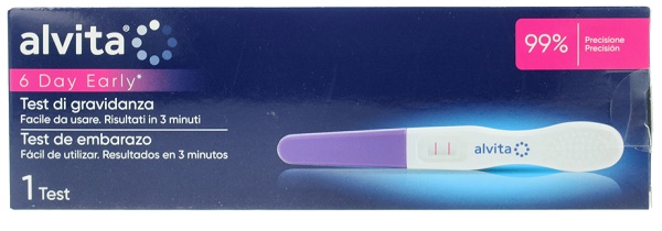 TEST DI GRAVIDANZA PRECOCE ALVITA 1 PEZZO - Farmacia Sant Anna SAS del Dott. Mariani Federigo