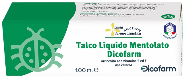 DICOFARM TALCO LIQUIDO MENTOLATO 100 ML - Farmacia Sant Anna SAS del Dott. Mariani Federigo