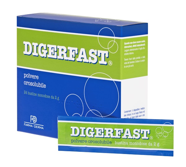 DIGERFAST POLVERE 24 BUSTINE MONODOSE 2 G - Farmacia Sant Anna SAS del Dott. Mariani Federigo