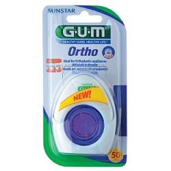GUM ORTHO FLOSS FILO SPUGNOSO 50 PEZZI - Farmacia Sant Anna SAS del Dott. Mariani Federigo