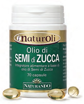 NATUROLI OLIO DI SEMI DI ZUCCA 70 CAPSULE - Farmacia Sant Anna SAS del Dott. Mariani Federigo