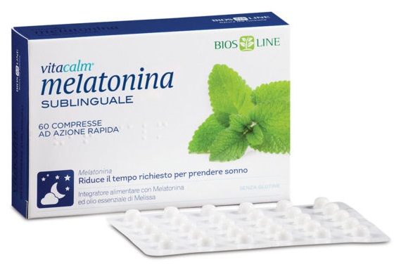 BIOS LINE VITACALM MELATONINA SUBLINGUALE 60 COMPRESSE 1 MG - Farmacia Sant Anna SAS del Dott. Mariani Federigo