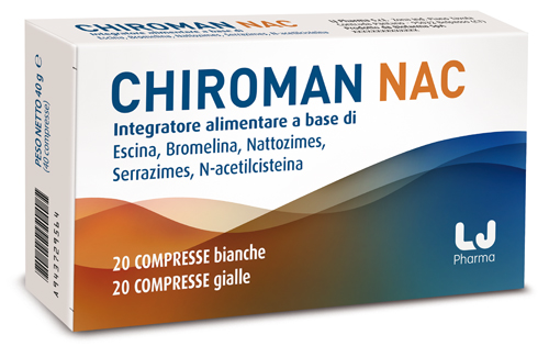 CHIROMAN NAC 20 COMPRESSE BIANCHE + 20 COMPRESSE GIALLE - Farmacia Sant Anna SAS del Dott. Mariani Federigo