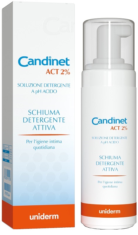 CANDINET ACT 2% SCHIUMA DETERGENTE ATTIVA 150 ML - Farmacia Sant Anna SAS del Dott. Mariani Federigo