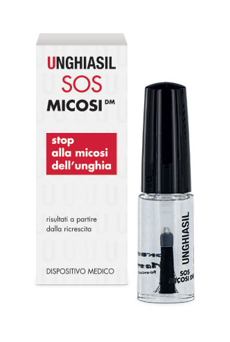 ANTIMICOTICO UNGHIASIL SOS MICOSI IN FLACONE DI VETRO 5 ML CON PENNELLO APPLICATORE + ASTUCCIO - Farmacia Sant Anna SAS del Dott. Mariani Federigo