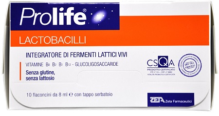 PROLIFE LACTOBACILLI 10 FLACONCINI 8 ML - Farmacia Sant Anna SAS del Dott. Mariani Federigo