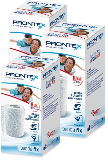 BENDA ELASTICA PRONTEX FIX AUTOFISSANTE 12 CM DI ALTEZZA PER4 METRI IN ESTENSIONE 1 PEZZO - Farmacia Sant Anna SAS del Dott. Mariani Federigo
