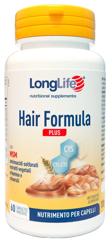 LONGLIFE HAIR FORMULA PLUS 60 TAVOLETTE - Farmacia Sant Anna SAS del Dott. Mariani Federigo