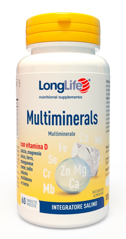 LONGLIFE MULTIMINERALS 60 TAVOLETTE RIVESTITE - Farmacia Sant Anna SAS del Dott. Mariani Federigo