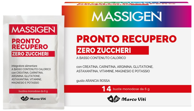 MASSIGEN PRONTO RECUPERO ZERO ZUCCHERI 14 BUSTINE - Farmacia Sant Anna SAS del Dott. Mariani Federigo