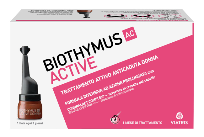 BIOTHYMUS AC ACTIVE TRATTAMENTO ATTIVO ANTICADUTA DONNA 10 FIALE - Farmacia Sant Anna SAS del Dott. Mariani Federigo