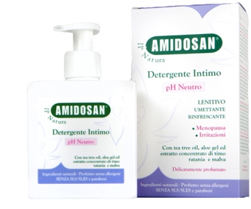 AMIDOSAN II NATURA DETERGENTE INTIMO PH NEUTRO 250 ML - Farmacia Sant Anna SAS del Dott. Mariani Federigo