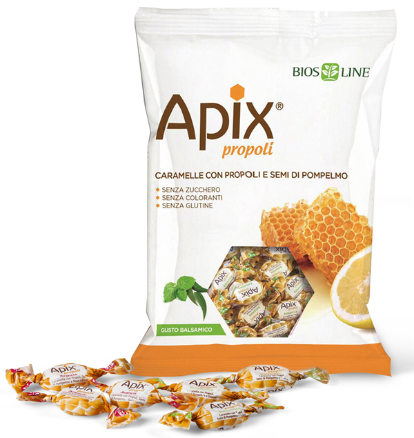 APIX PROPOLI CARAMELLA BALSAMICA 50 G BIOSLINE - Farmacia Sant Anna SAS del Dott. Mariani Federigo