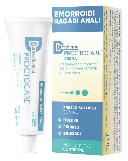 DERMOVITAMINA PROCTOCARE CREMA EMORROIDI RAGADI ANALI 30 ML CON CANNULA - Farmacia Sant Anna SAS del Dott. Mariani Federigo