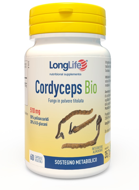 LONGLIFE CORDYCEPS BIO 60 CAPSULE - Farmacia Sant Anna SAS del Dott. Mariani Federigo