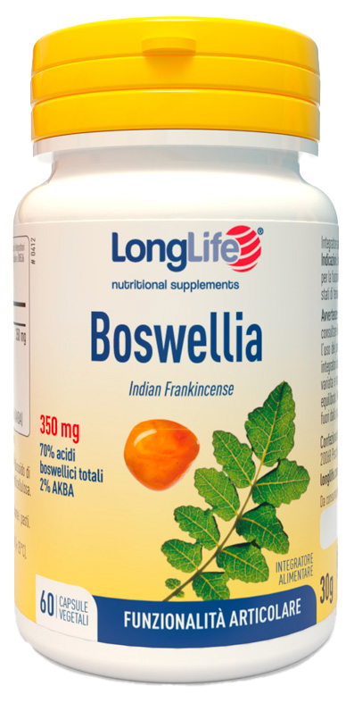 LONGLIFE BOSWELLIA 60 CAPSULE VEGETALI - Farmacia Sant Anna SAS del Dott. Mariani Federigo