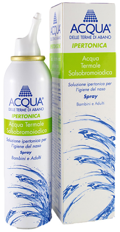 ACQUA DELLE TERME DI ABANO IPERTONICA SPRAY IRRIGAZIONE NASALE 125 ML - Farmacia Sant Anna SAS del Dott. Mariani Federigo