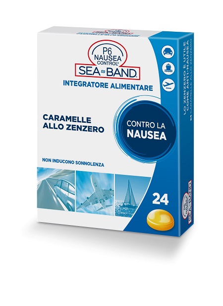 P6 NAUSEA CONTROL CARAMELLE ANTI NAUSEA VIAGGIO ALLO ZENZERO 24 PEZZI - Farmacia Sant Anna SAS del Dott. Mariani Federigo