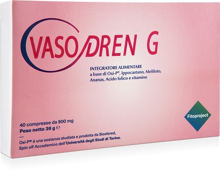 VASODREN G 40 COMPRESSE DA 900 MG - Farmacia Sant Anna SAS del Dott. Mariani Federigo