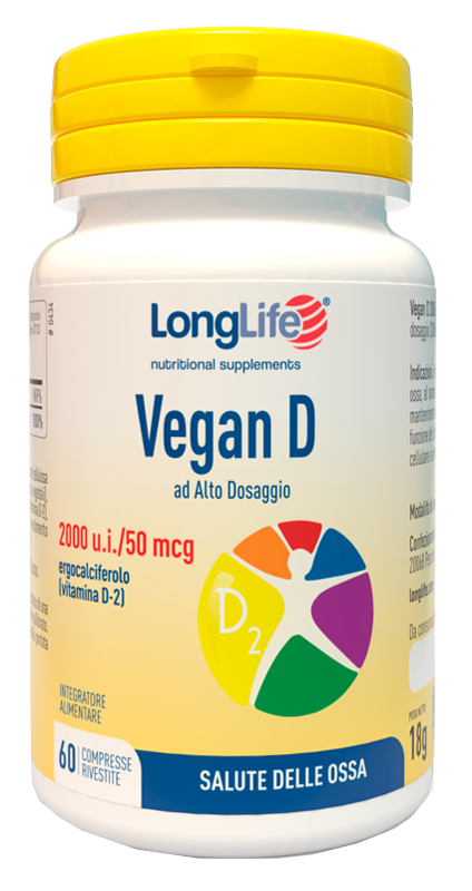 LONGLIFE VEGAN D 60 COMPRESSE - Farmacia Sant Anna SAS del Dott. Mariani Federigo