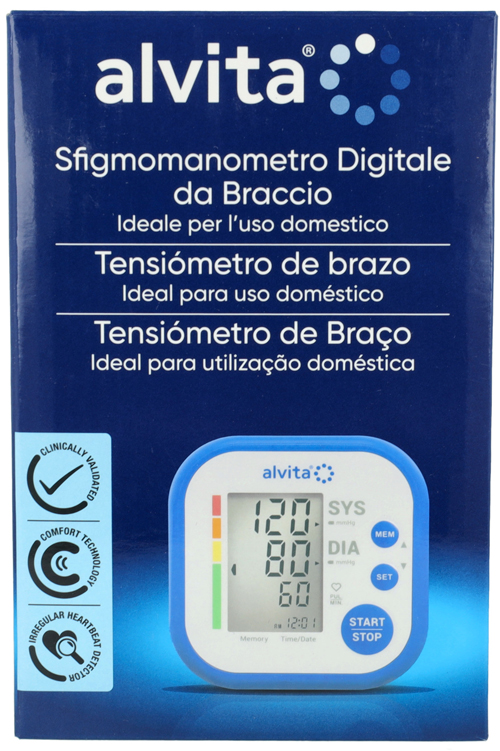 SFIGMOMANOMETRO DIGITALE DA BRACCIO ALVITA - Farmacia Sant Anna SAS del Dott. Mariani Federigo